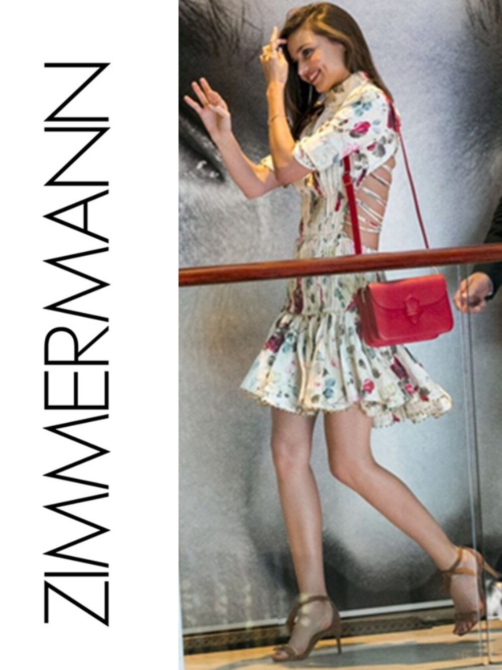 Zimmermann Miranda Kerr Runway Mischief Corset Laced Dress Size 1 Small